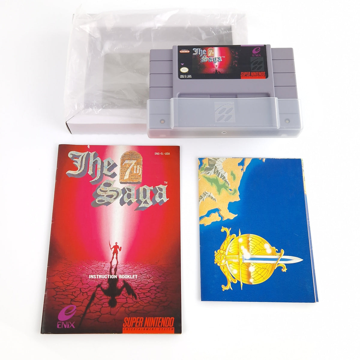 Super Nintendo Spiel – The 7th Saga OVP NTSC USA