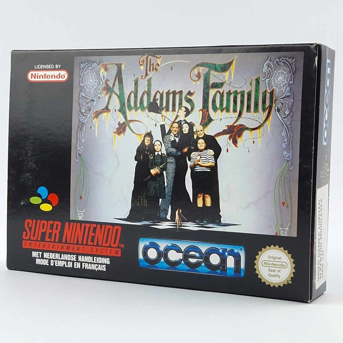 Super Nintendo Spiel – The Addams Family OVP PAL SNES