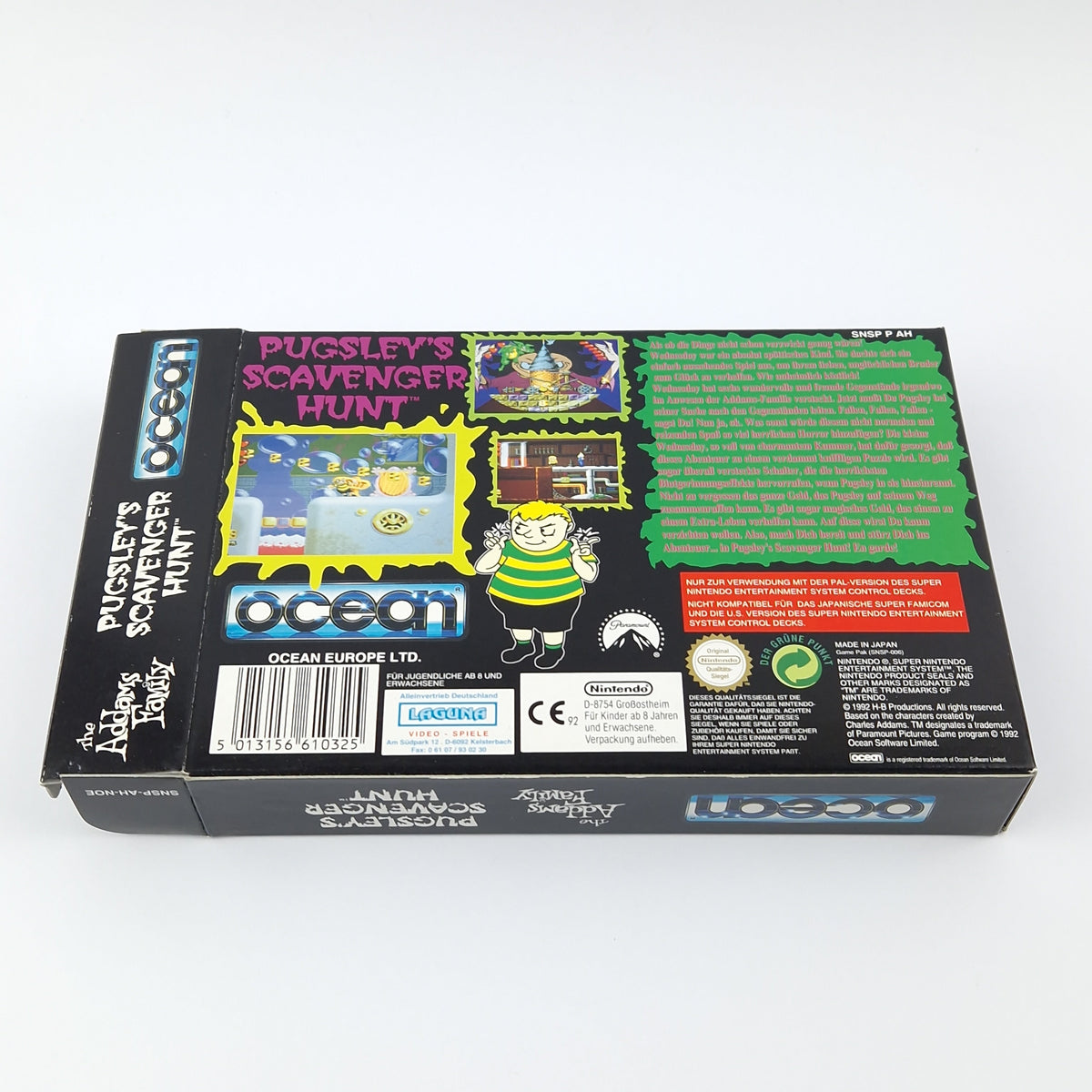 Super Nintendo Spiel – The Addams Family Pugsleys (OVP PAL)
