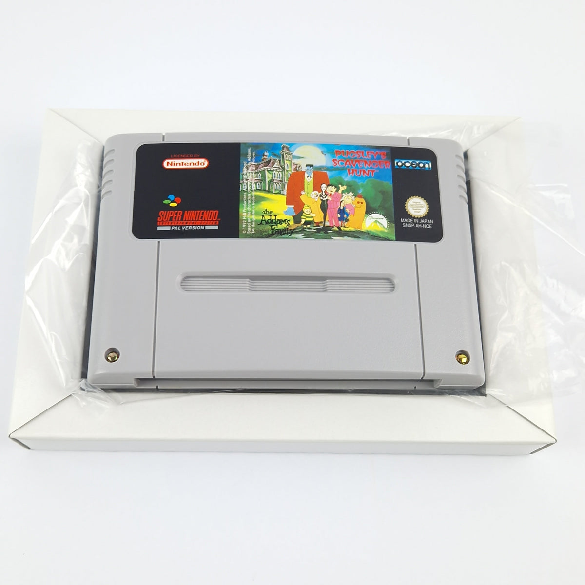 Super Nintendo Spiel – The Addams Family Pugsleys (OVP PAL)