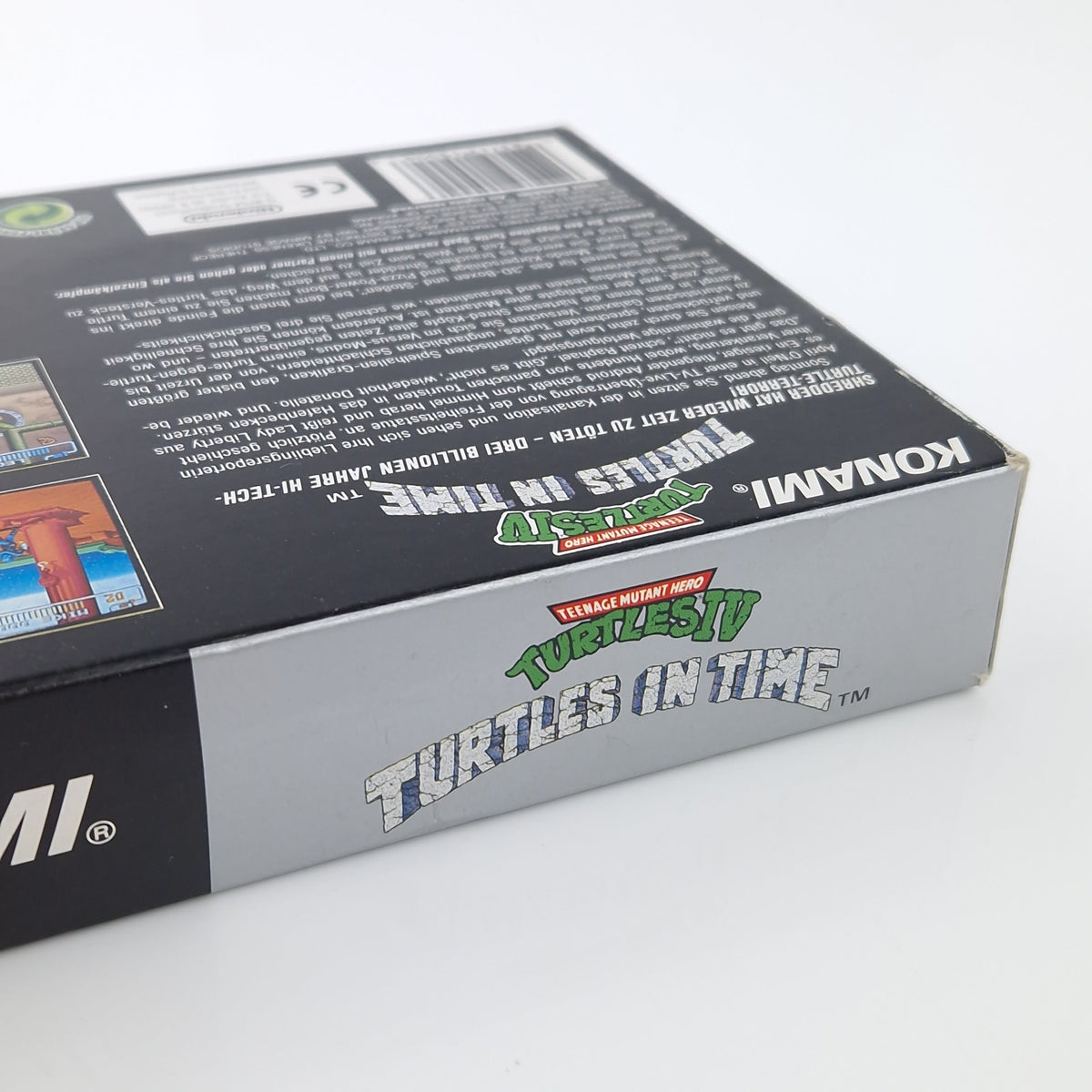 Super Nintendo Spiel – Turtles IV Turtles in Time OVP PAL