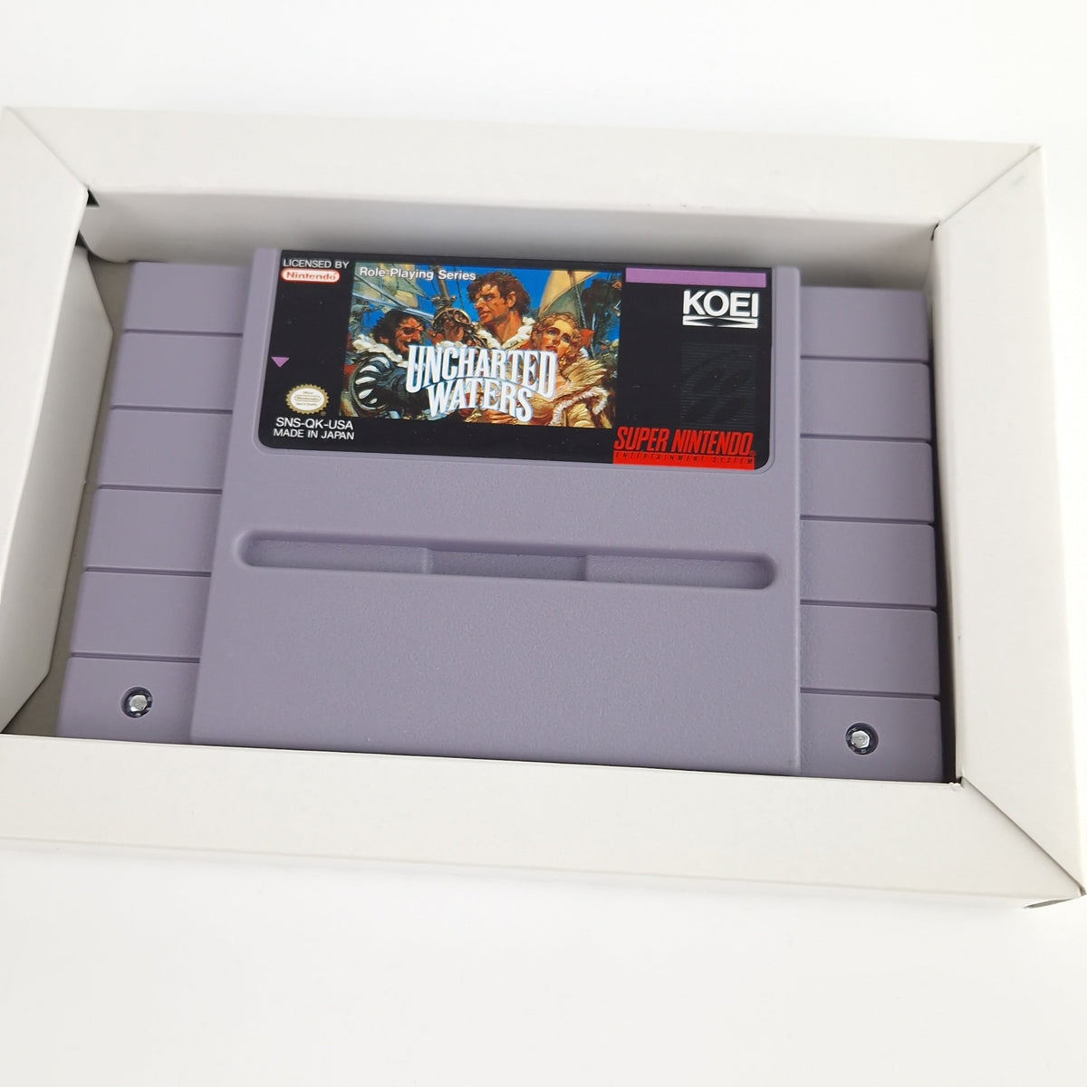 Super Nintendo Spiel – Uncharted Waters OVP NTSC USA