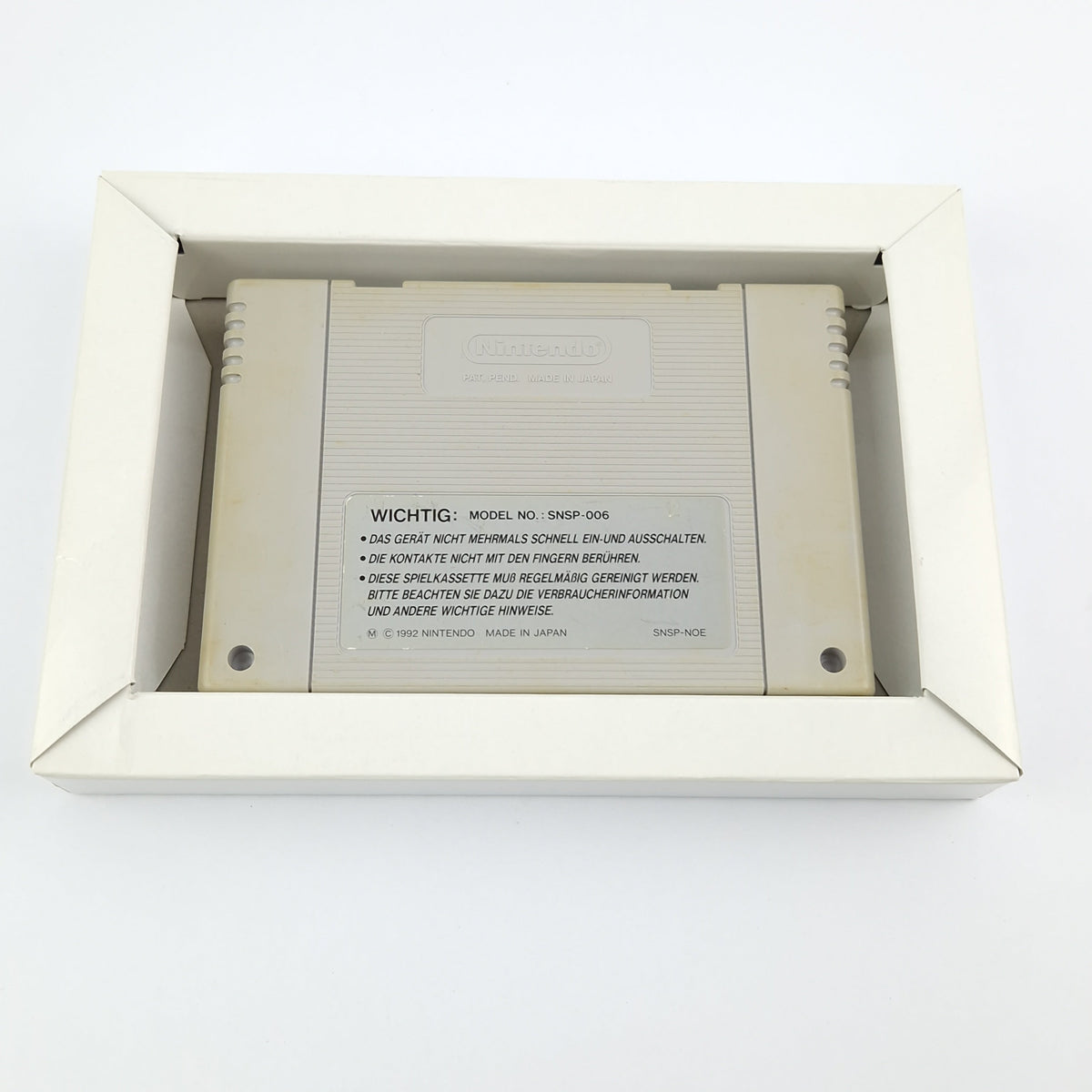 Super Nintendo Spiel – We re Back A Dinosaurs Story OVP Modul