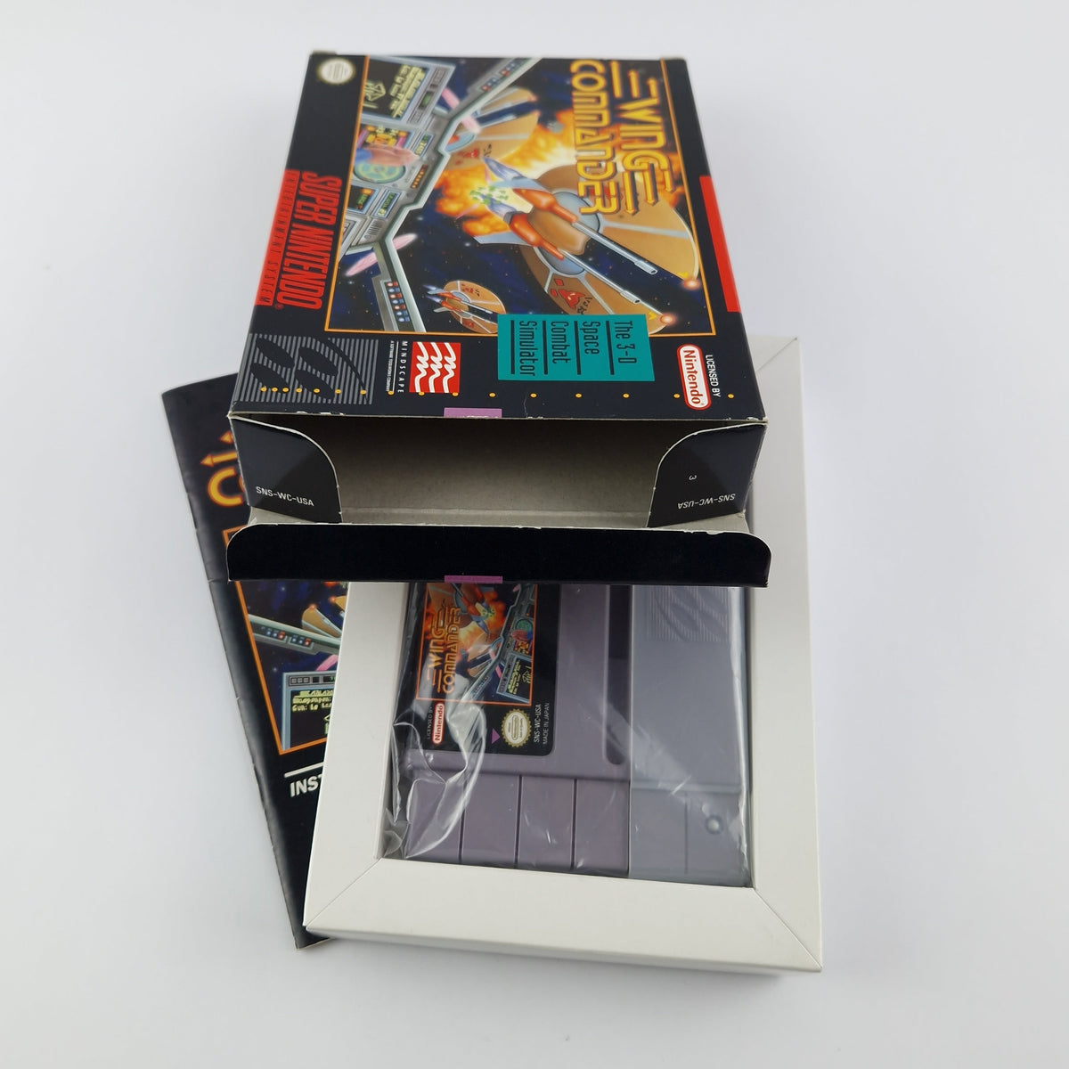 Super Nintendo Spiel – Wing Commander OVP Anleitung Modul