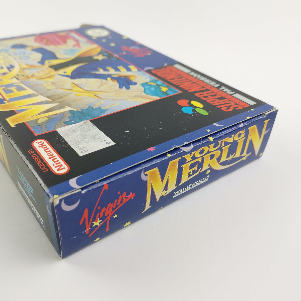 Super Nintendo Spiel – Young Merlin OVP Anleitung PAL