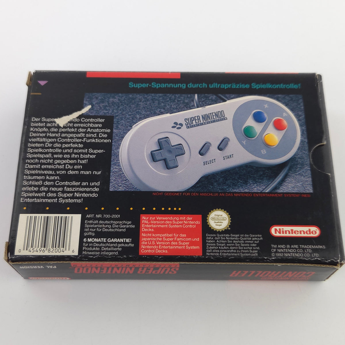 Super Nintendo SNES Controller Original Gamepad OVP PAL