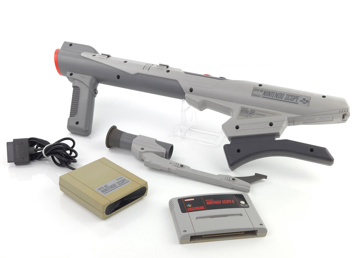 Super Nintendo Zubehör SNES Scope Set mit Spiel PAL