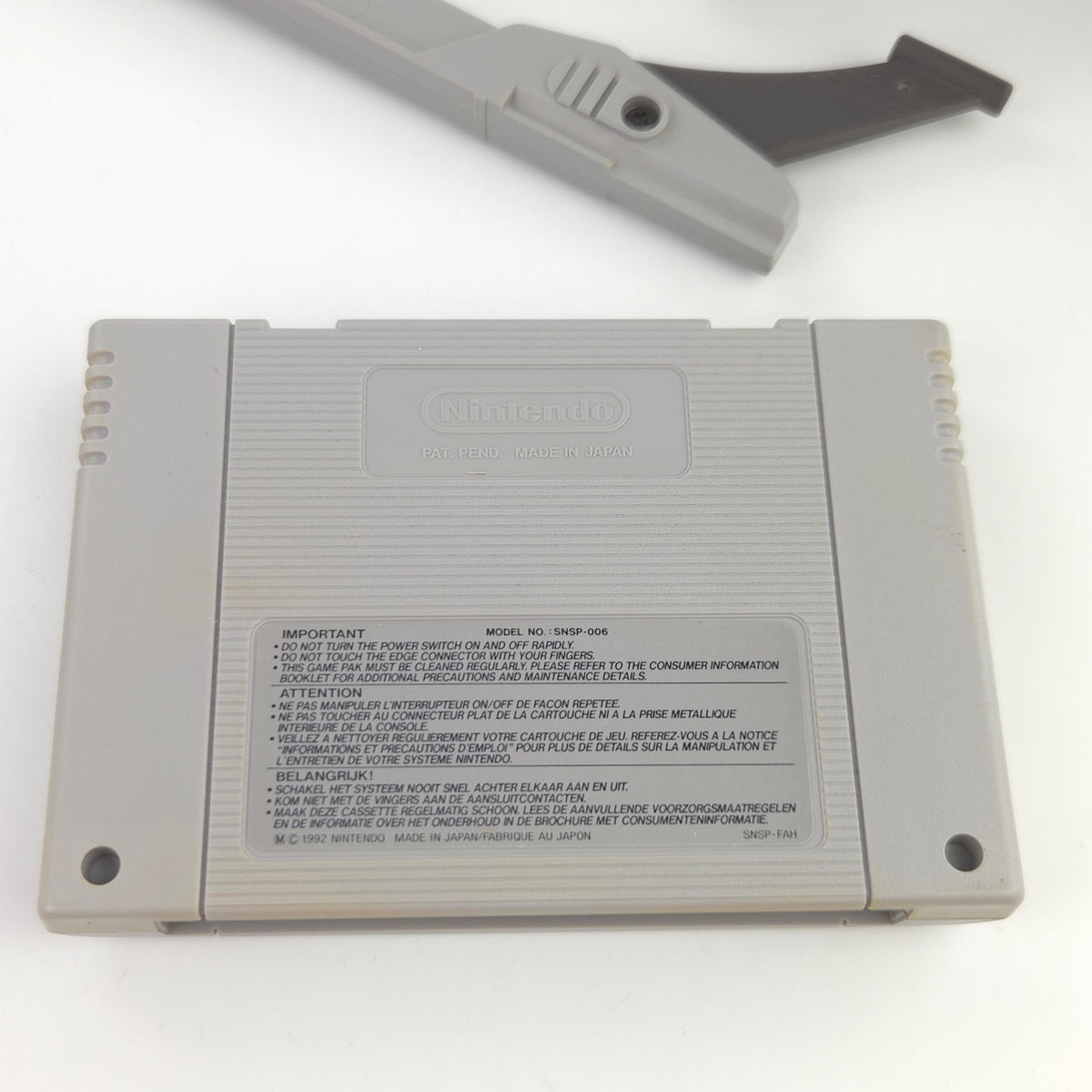 Super Nintendo Zubehör SNES Scope Set mit Spiel PAL