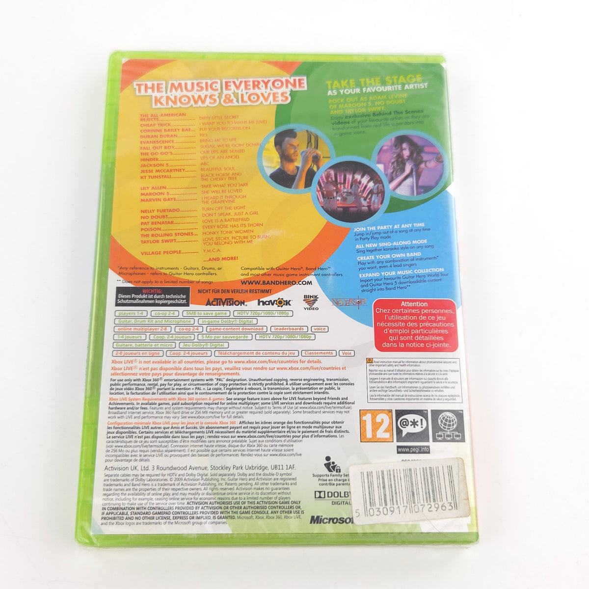 Xbox 360 Spiel – Band Hero (Neu PAL)