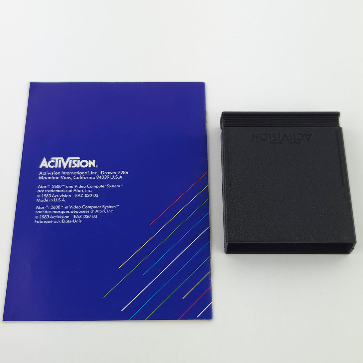 Atari 2600 Spiel Activision Decathlon VCS Modul Anleitung