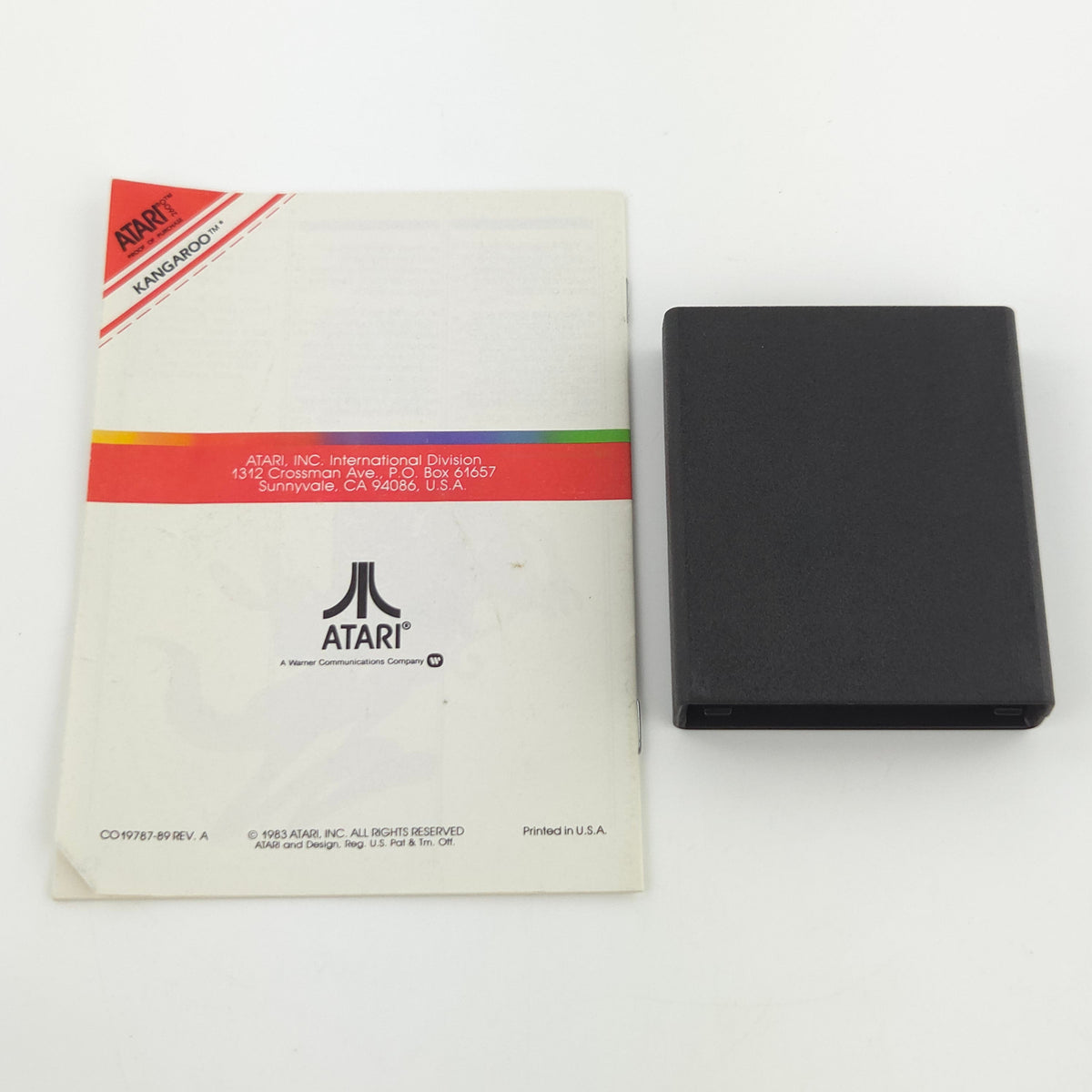 Atari 2600 Spiel Kangaroo VCS Modul Anleitung PAL 1983