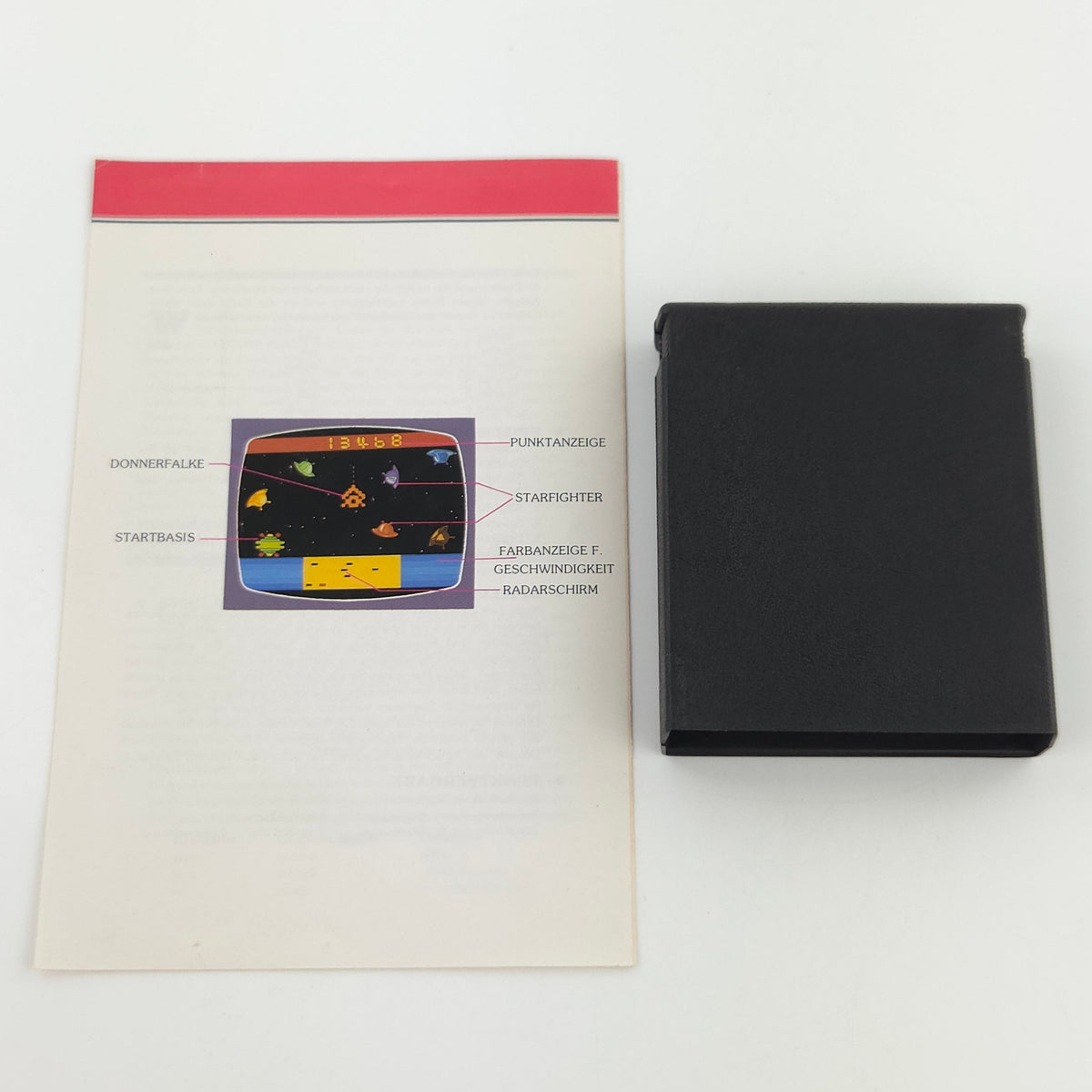 Atari 2600 Spiel Mission 3000 VCS Modul Anleitung PAL