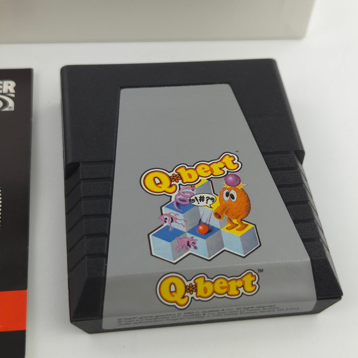 Atari 2600 Spiel Q-Bert 8-Bit Parker Cartridge PAL 1983