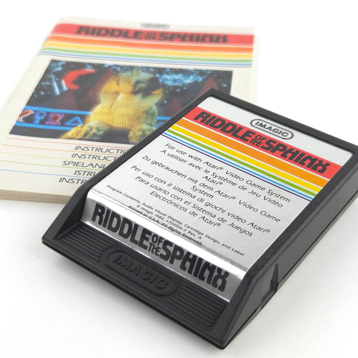 Atari 2600 Spiel Riddle of the Sphinx VCS PAL IMAGIC 1982