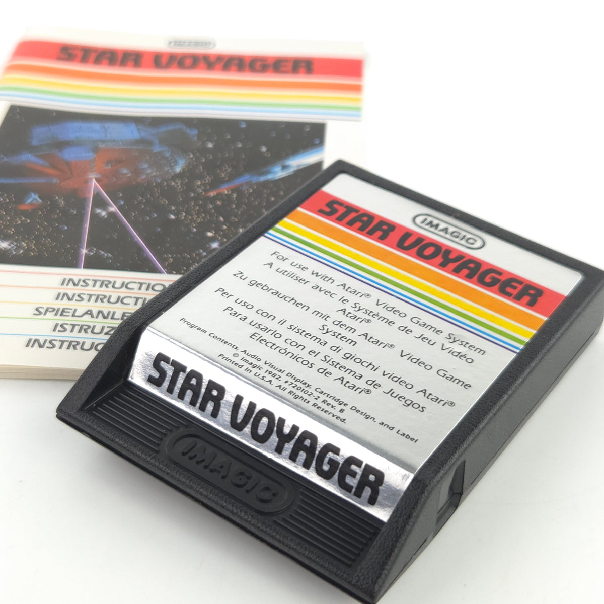 Atari 2600 Spiel Star Voyager VCS Modul Anleitung PAL