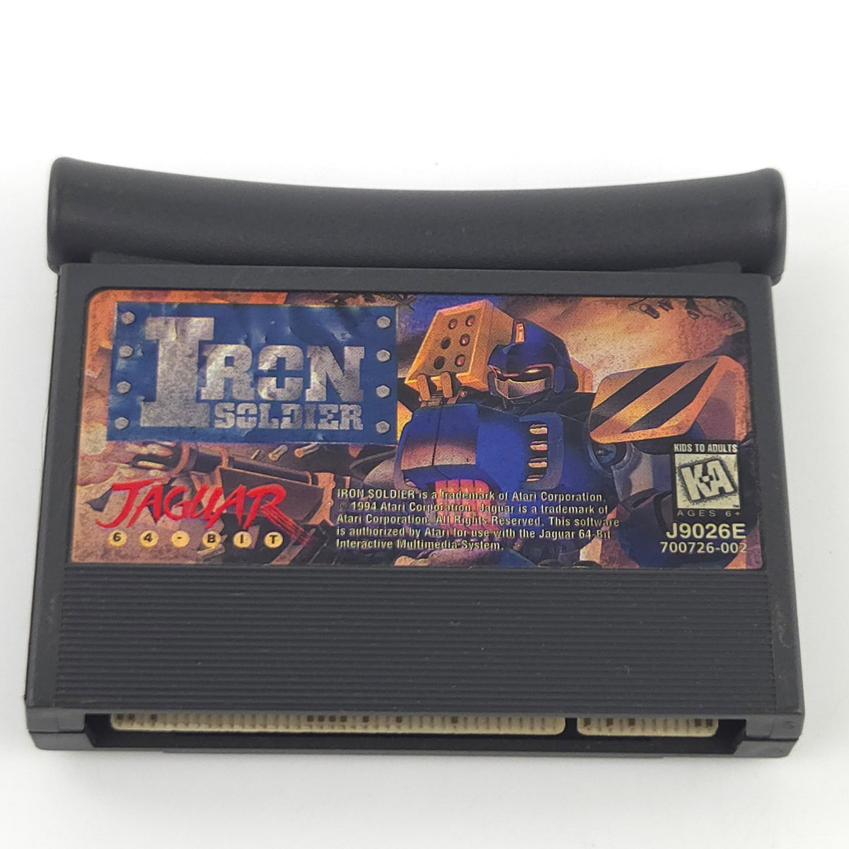 ATARI Jaguar Spiel: Iron Soldier - 64-Bit Modul Cartridge (1994)