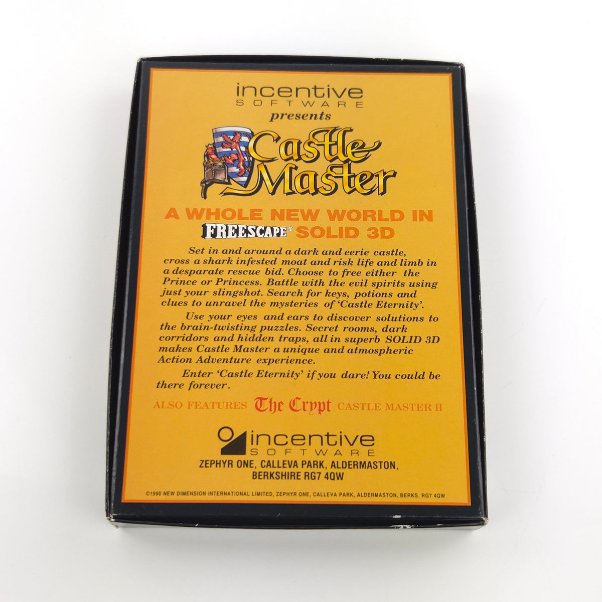 Atari ST Spiel – Castle Master featuring the Crypt (OVP)