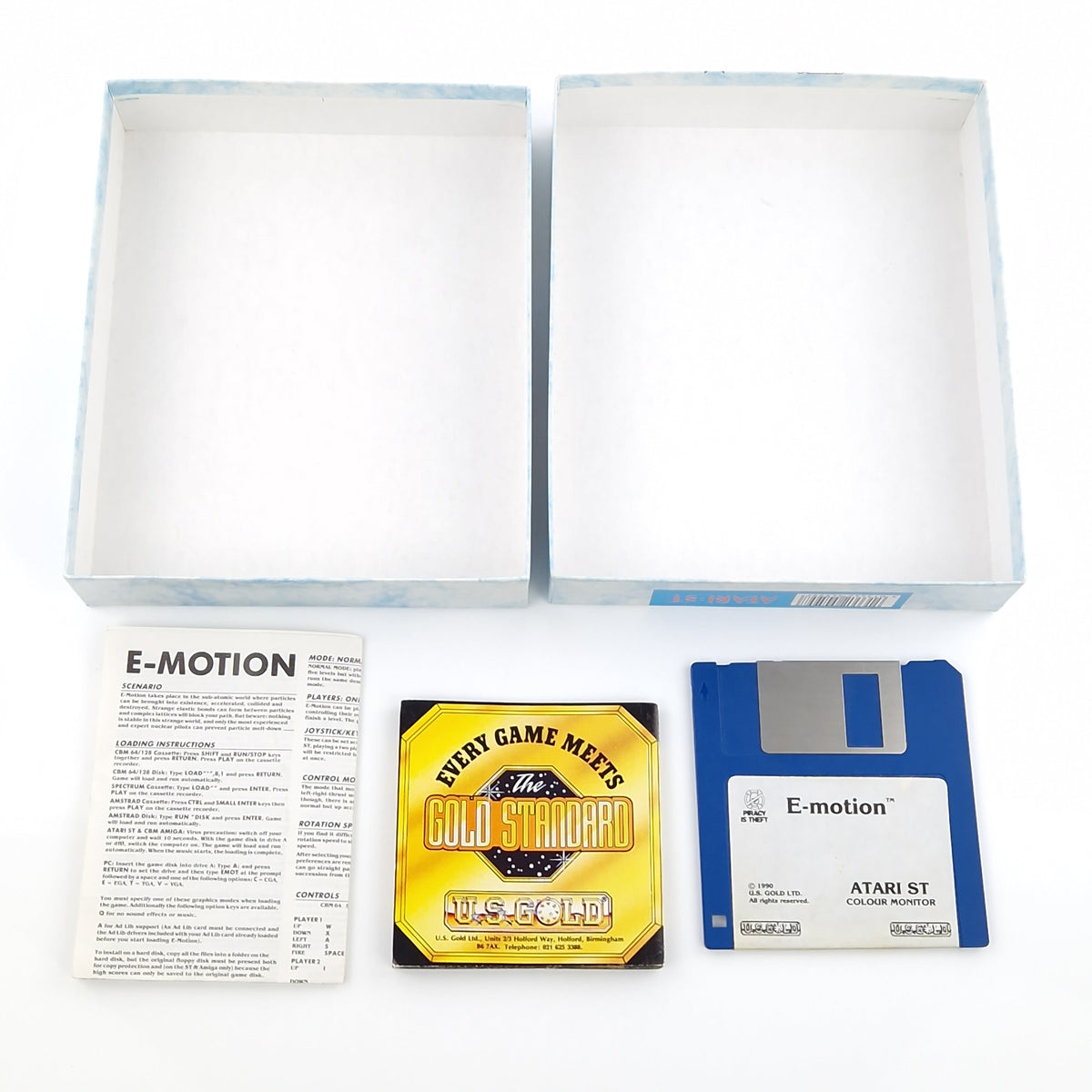Atari ST Spiel – E-Motion Diskette OVP Anleitung