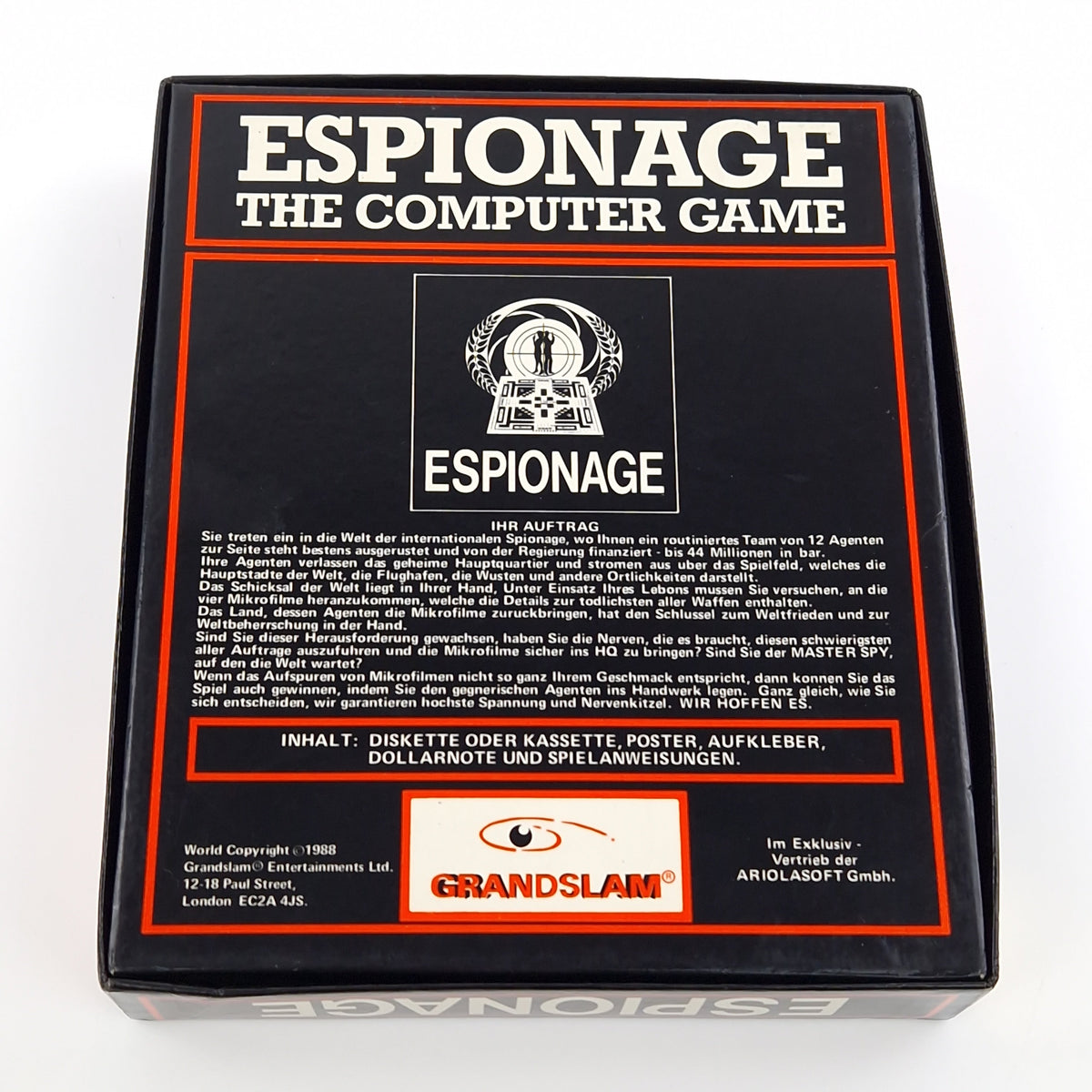 Atari ST Spiel – Espionage The Computer Game (OVP)