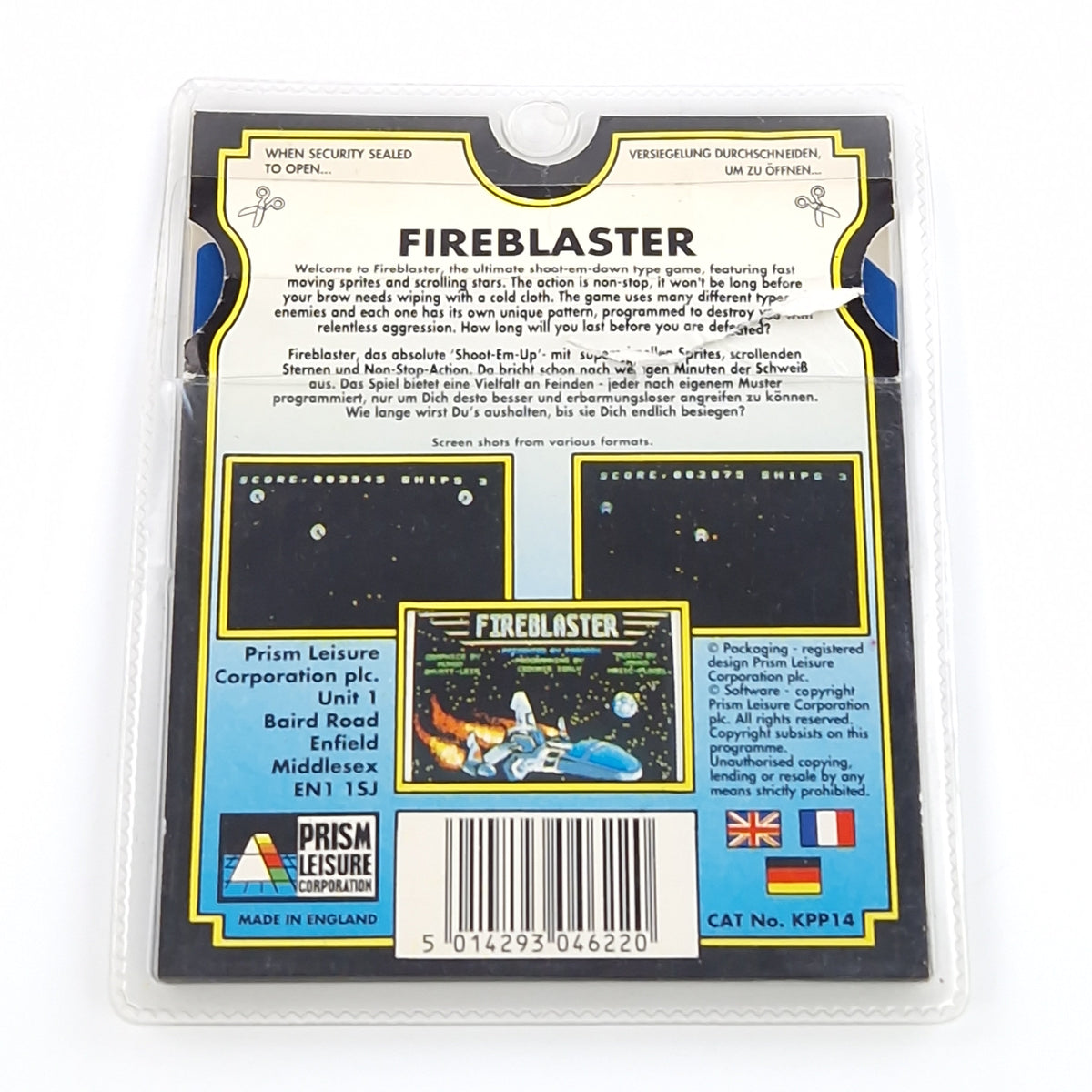 Atari ST Spiel – Fireblaster Pocket Power Collection Diskette