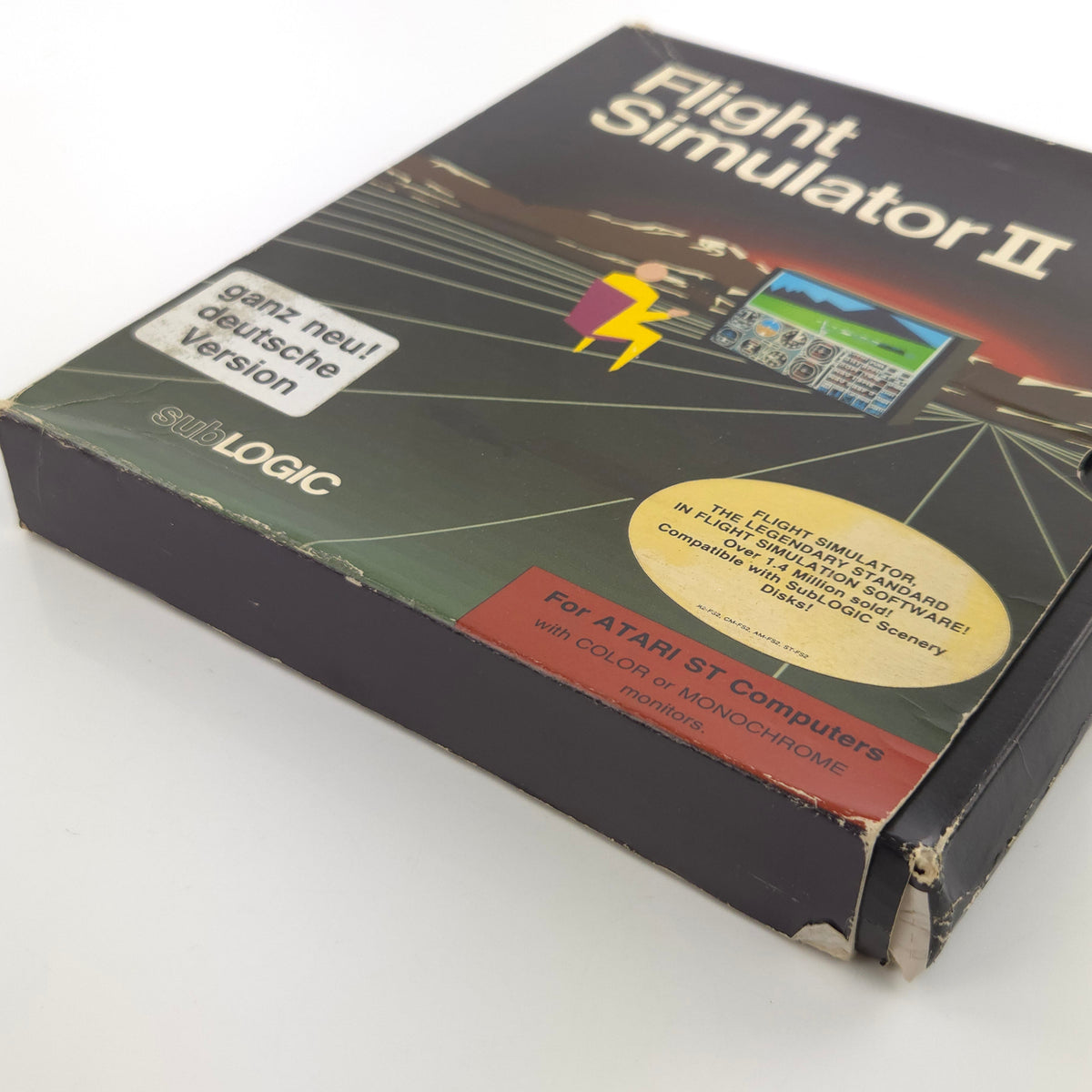 Atari ST Spiel – Flight Simulator II mit OVP und Anleitung