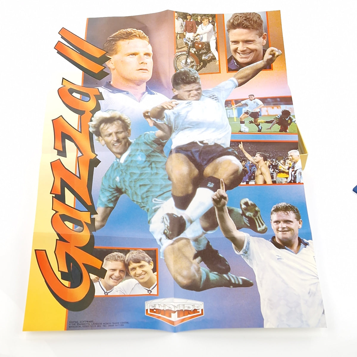 Atari ST Spiel – Gazza II OVP Anleitung Poster Button