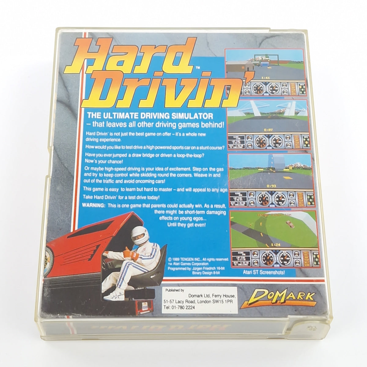 Atari ST Spiel – Hard Drivin Diskette Jewel Case OVP