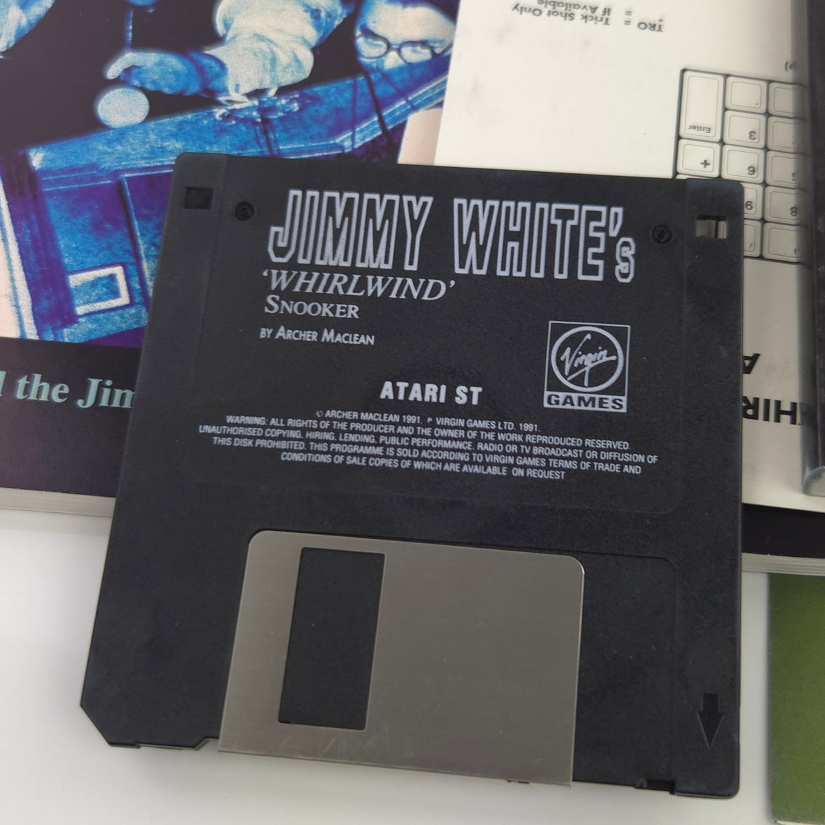 Atari ST Spiel – Jimmy Whites Whirlwind Snooker OVP