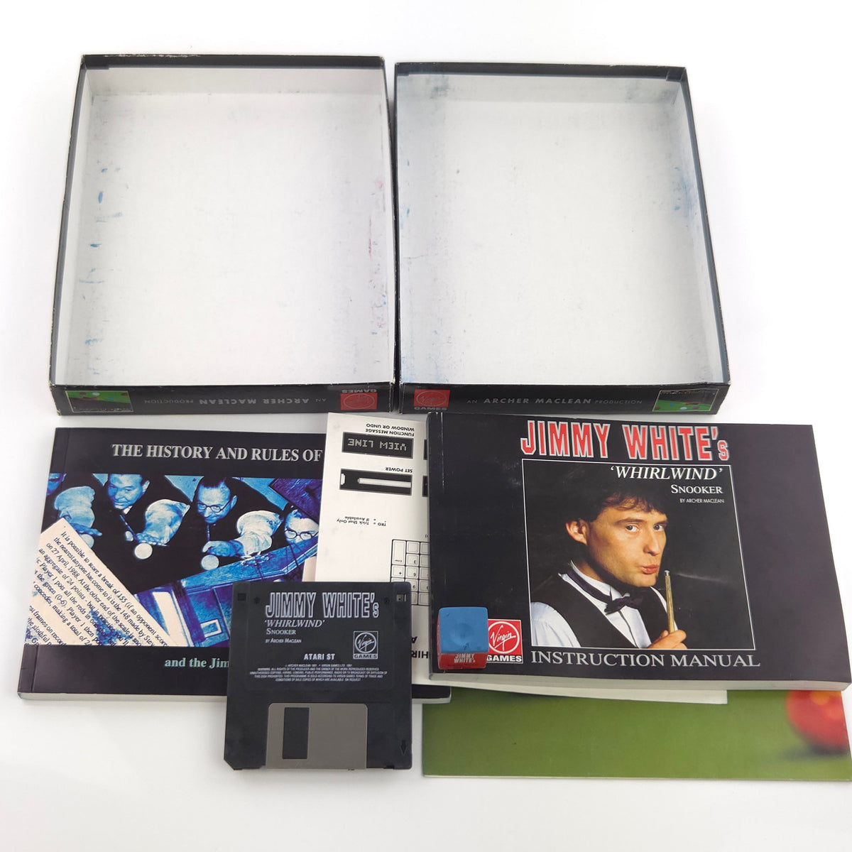 Atari ST Spiel – Jimmy Whites Whirlwind Snooker OVP