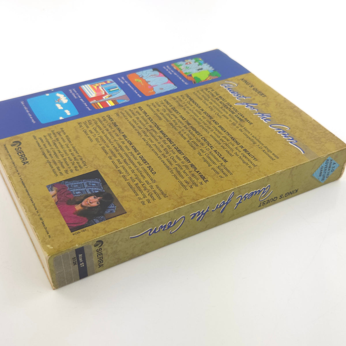 Atari ST Spiel – Kings Quest Quest for the Crown OVP