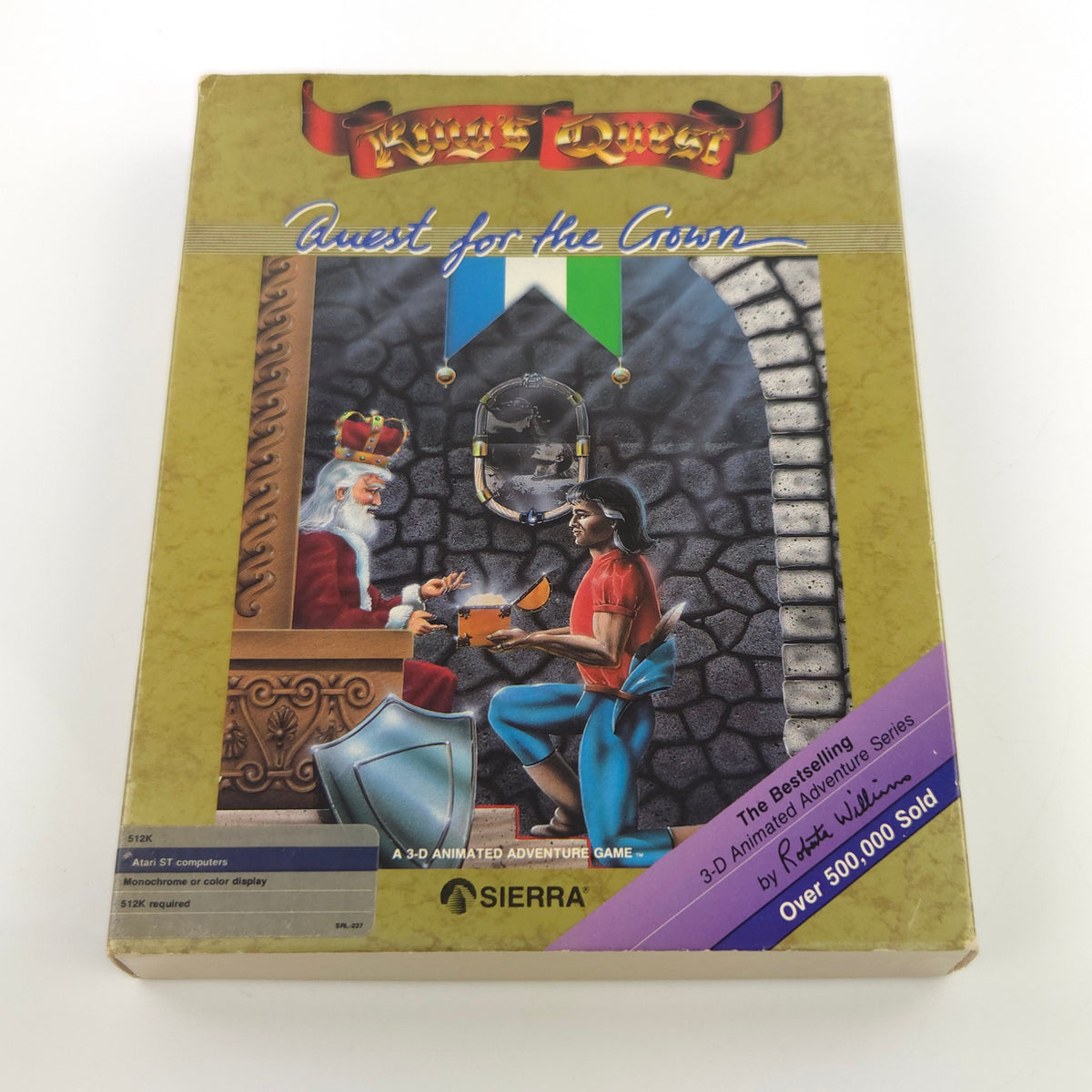 Atari ST Spiel – Kings Quest Quest for the Crown OVP