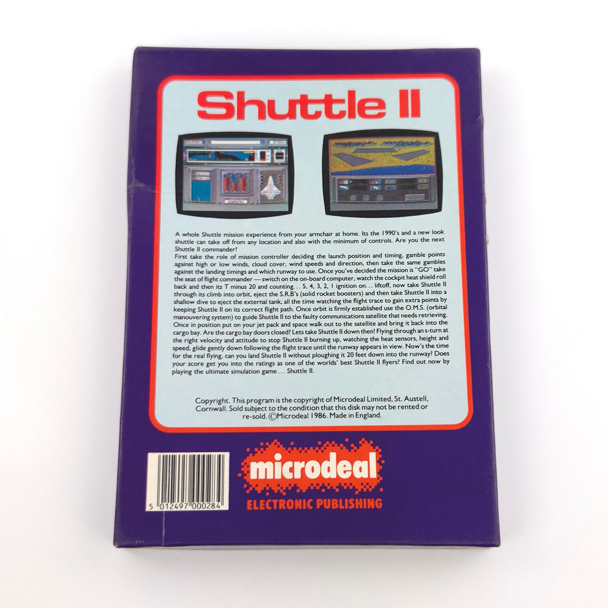 Atari ST Spiel – Shuttle II Diskette Anleitung OVP