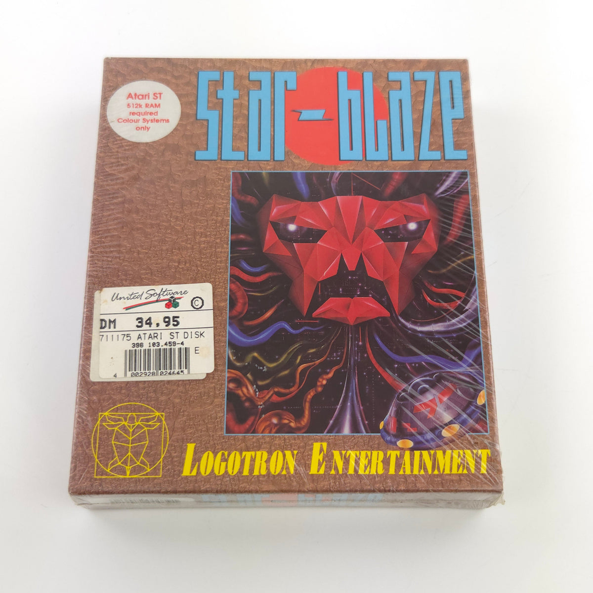 Atari ST Spiel – Star Blaze (Neu OVP Sealed Diskette)