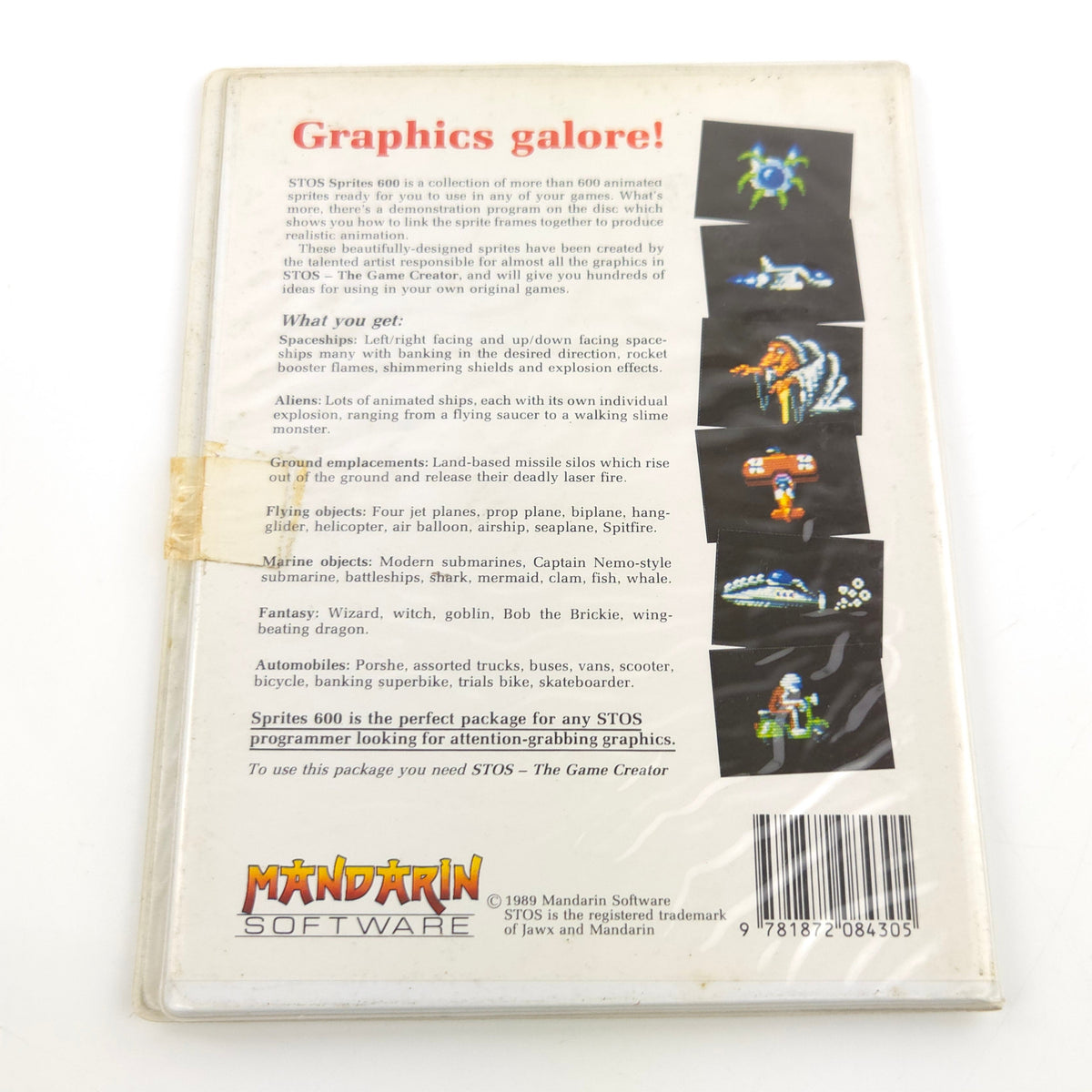 Atari ST Spiel – Stos Sprites 600 Diskette OVP