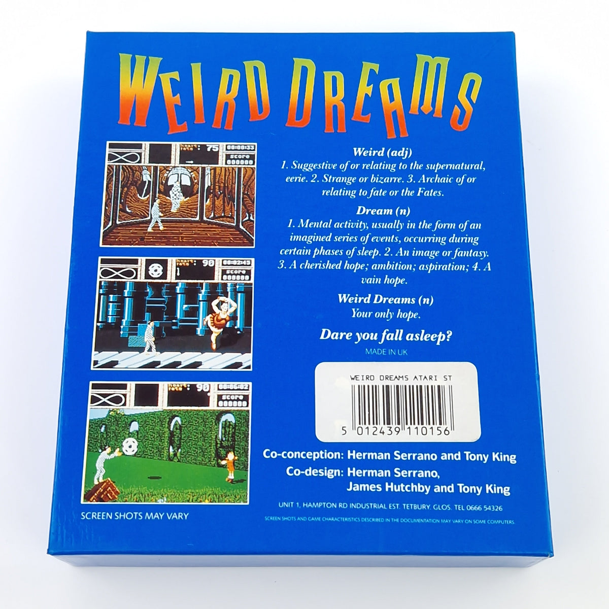 Atari ST Spiel – Weird Dreams Diskette OVP Anleitung