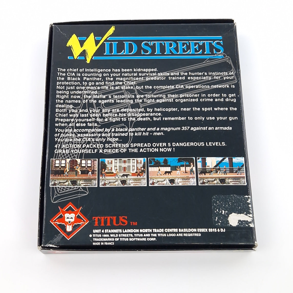 Atari ST Spiel – Wild Streets (Diskette OVP Anleitung)