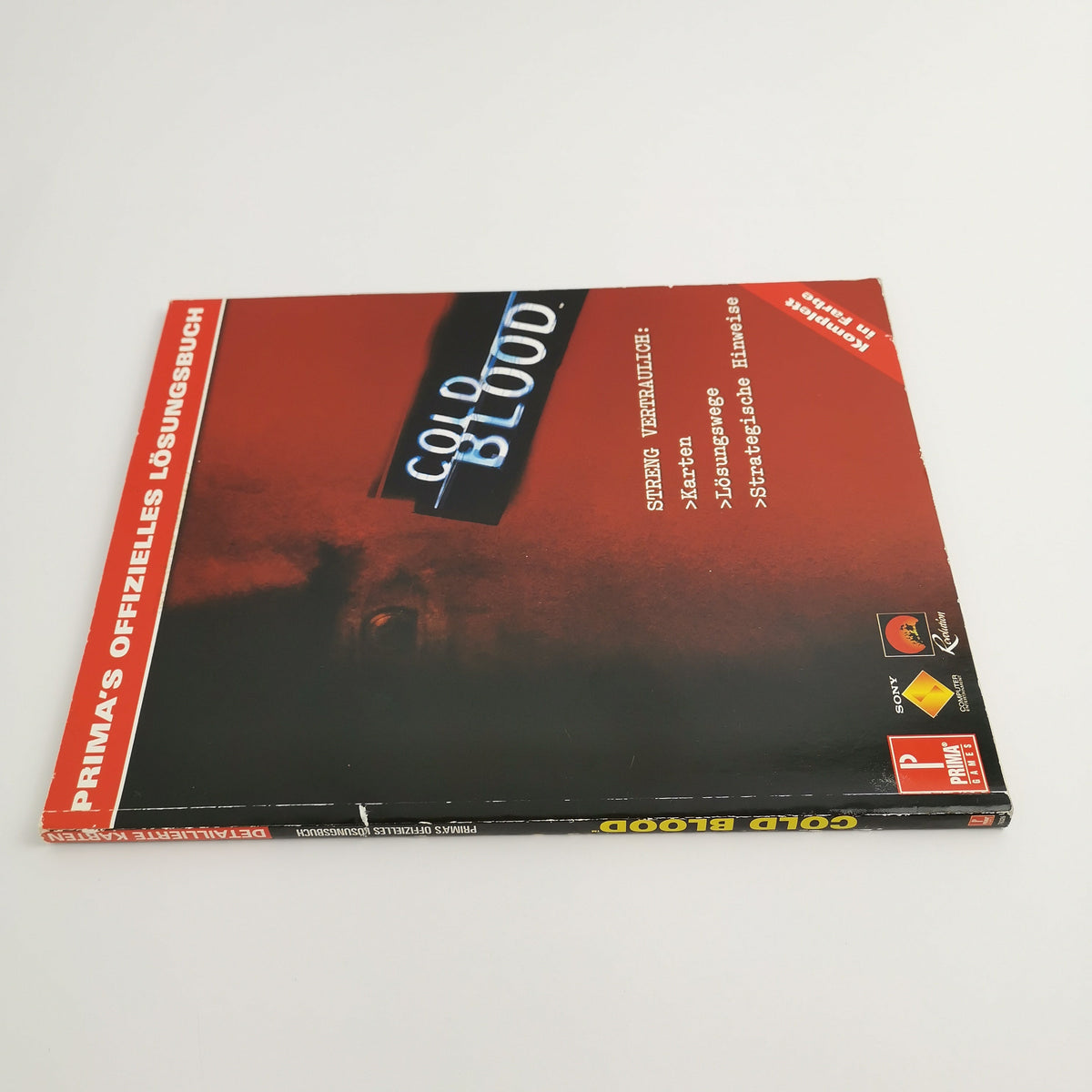 PlayStation Cold Blood Primas offizielles Lösungsbuch PS1