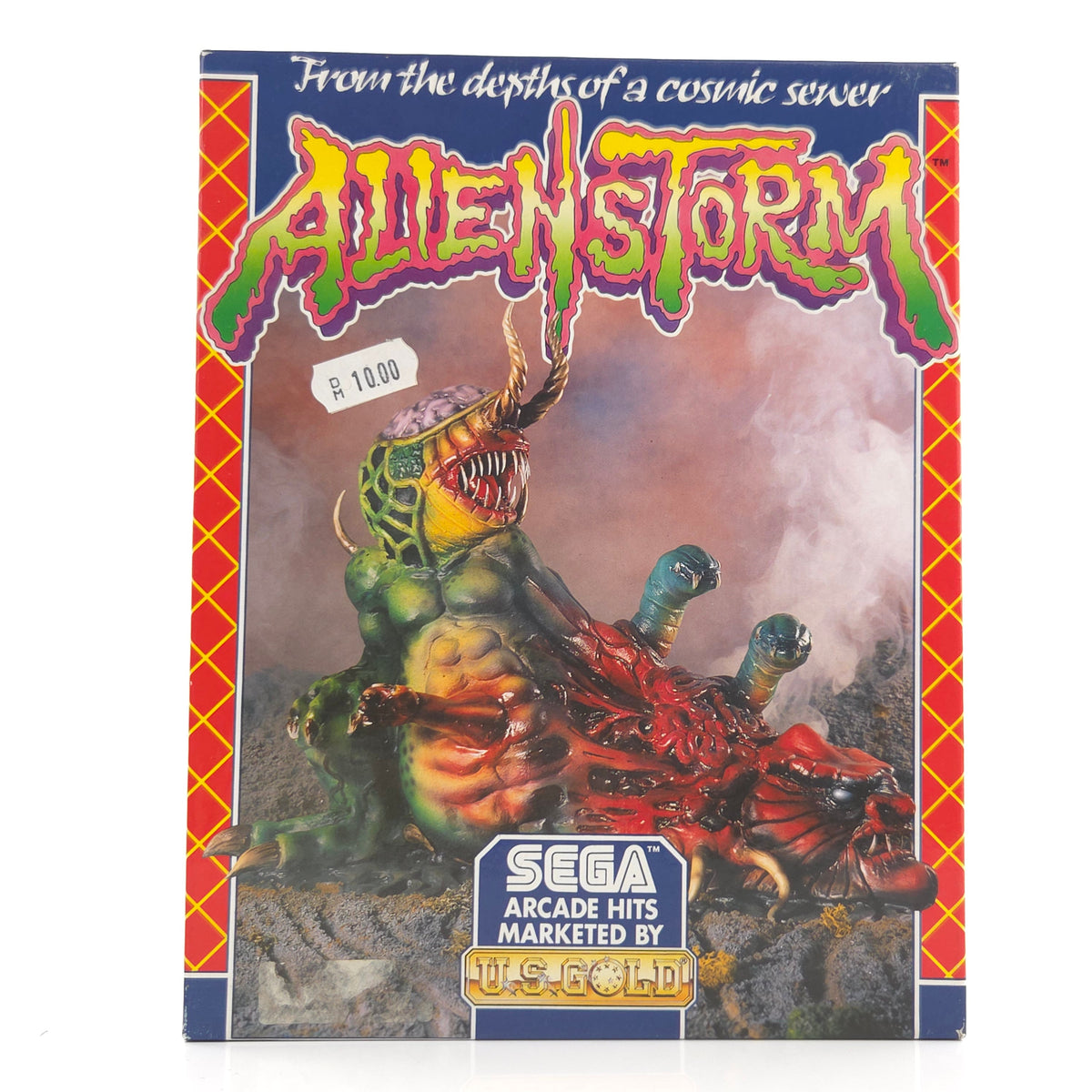 Amiga Spiel Alien Storm Big Box OVP PAL CBM Disk 1990