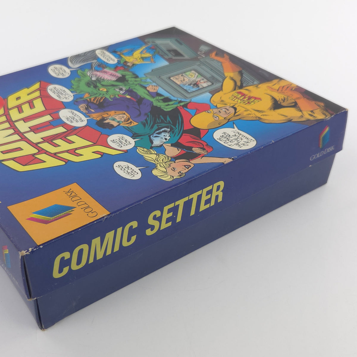 Amiga Spiel Comic Setter Big Box OVP PAL CBM Disk