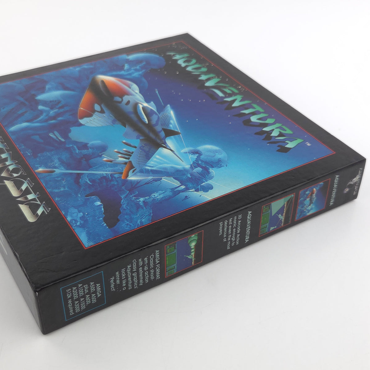 Amiga Spiel Aquaventura Big Box OVP PAL Psygnosis 1992