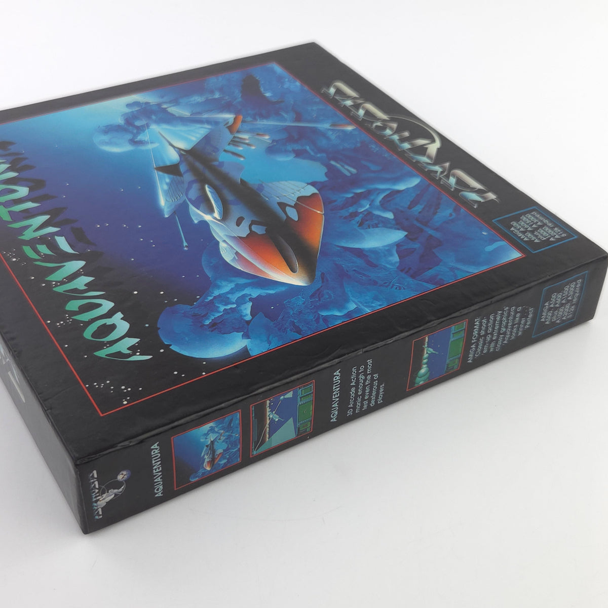 Amiga Spiel Aquaventura Big Box OVP PAL Psygnosis 1992