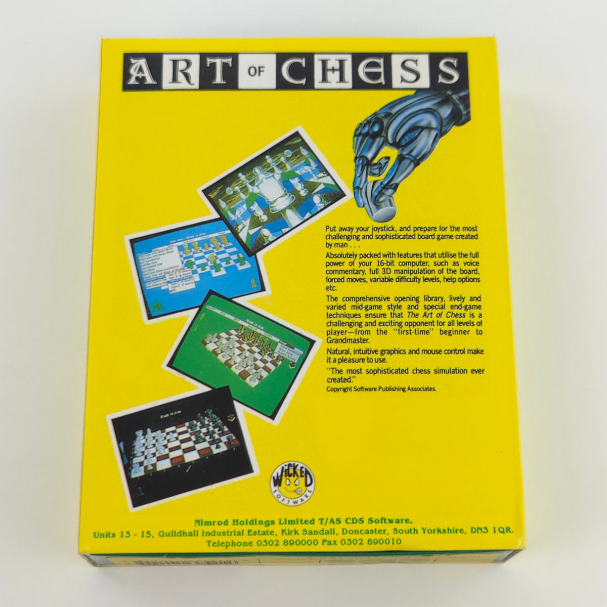 Commodore Amiga Spiel – Art of Chess (OVP PAL)