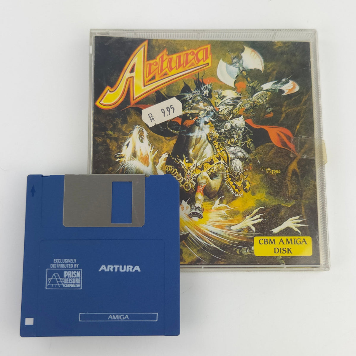 Commodore Amiga Spiel Artura Jewel Case OVP PAL 1988