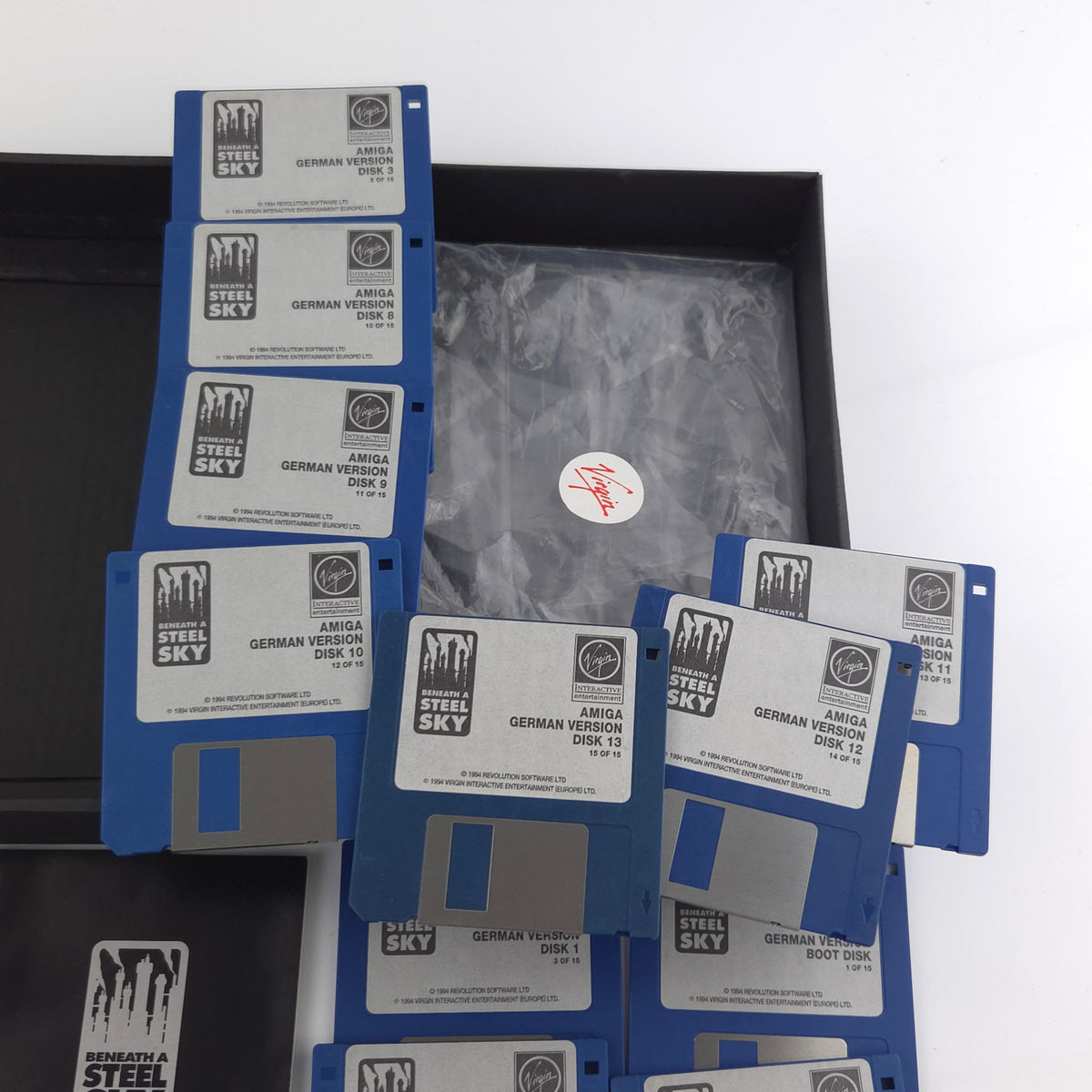 Amiga Spiel Beneath a Steel Sky Big Box OVP PAL Diskette