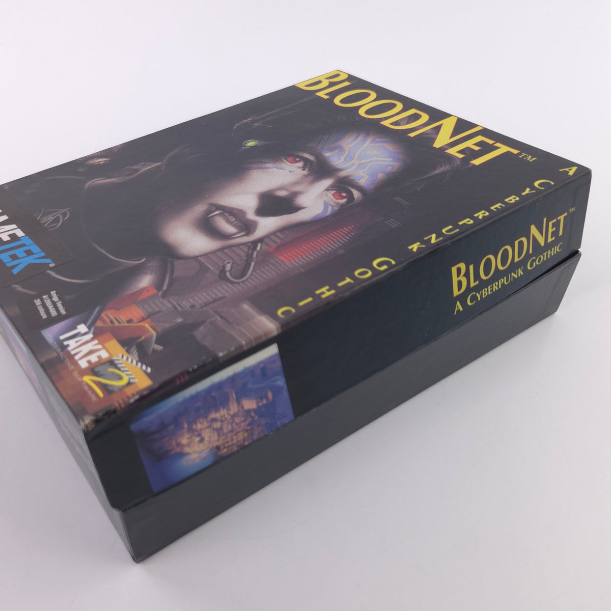 Amiga Spiel Bloodnet Big Box OVP PAL Diskette Gametek