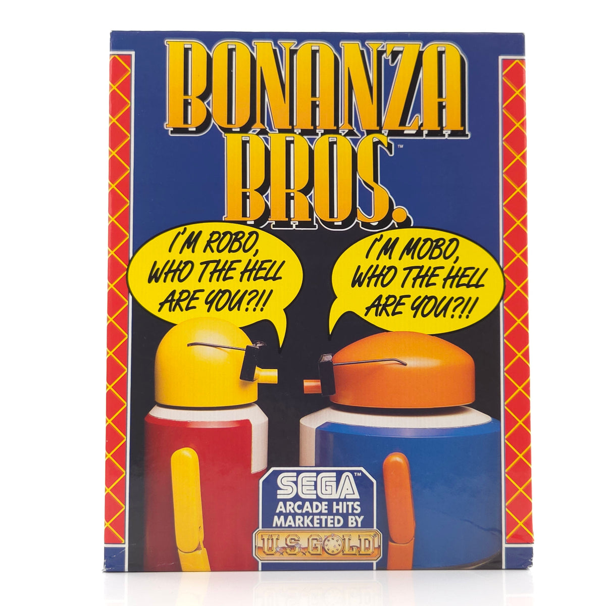 Amiga Spiel Bonanza Bros. Big Box OVP PAL US Gold CBM
