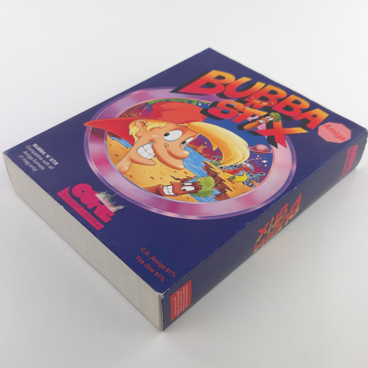 Amiga Spiel Bubba N Stix Big Box OVP CBM Diskette PAL