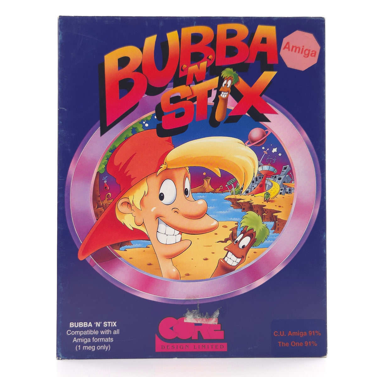 Amiga Spiel Bubba N Stix Big Box OVP CBM Diskette PAL