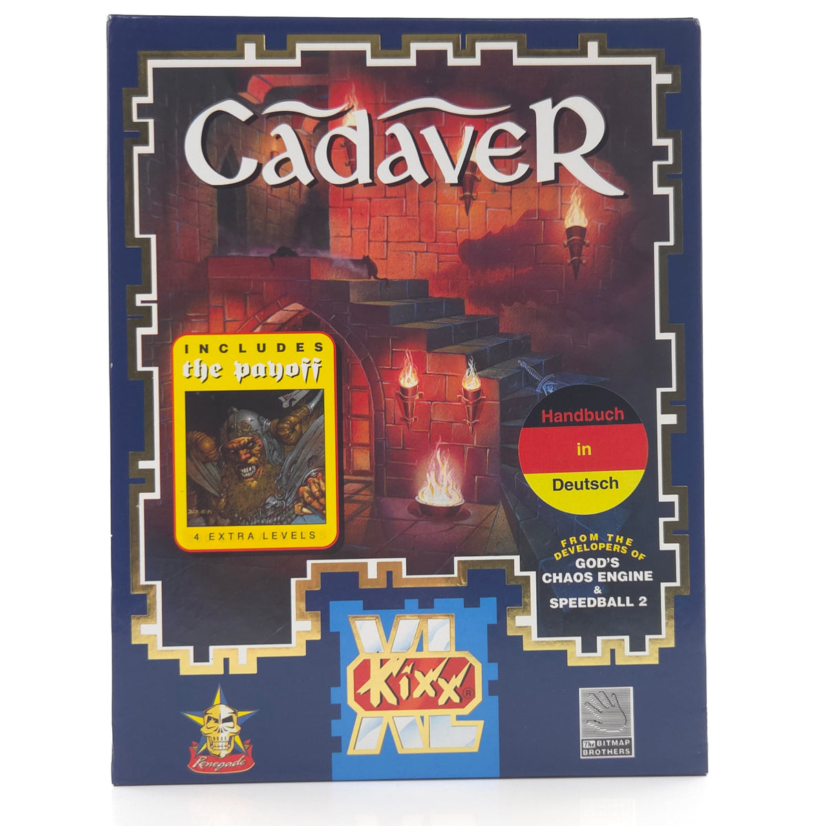 Amiga Spiel Cadaver Kixx XL Big Box OVP PAL Diskette