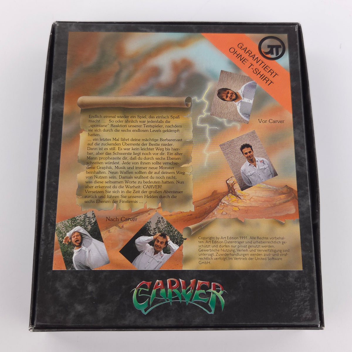 Commodore Amiga Spiel – Carver (OVP CIB PAL)
